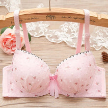 Load image into Gallery viewer, Bras for Women Brassiere Push Up Bra Seamless Bralette Padded Wrapped Bow Knot Sling Breathable Lingerie

