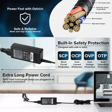 Load image into Gallery viewer, llano Laptop Charger 19V 3.42A 65W for AsusS200L UX32VD U303L F556U A556U U305F Laptop Adapter Charger

