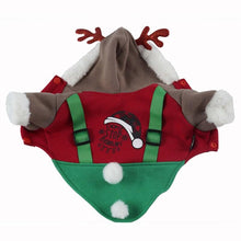 Load image into Gallery viewer, Warm Pet Puppy Clothes Cute Antlers Hoodies Christmas Halloween Cosplay Costume
