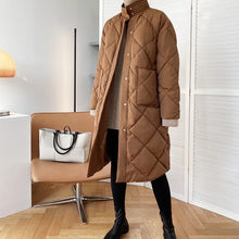 Load image into Gallery viewer, Winter Coat Long Women Stand-up Collar Oversized Parka Jacket
