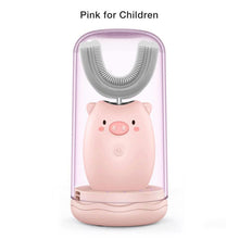 Load image into Gallery viewer, Children's Electric Toothbrush Cartoon Blu-ray Whitening Teeth Brush Rechargeable Waterproof Sound
