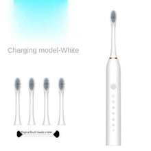 Load image into Gallery viewer, (no)Sonic Electric Toothbrush Waterproof Portable TakeOut With 4 Replacement Brush Heads
