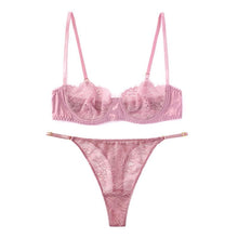 Load image into Gallery viewer, CINOON Lingerie Women's Underwear Set Sexy Lace Erotic Brassiere Female Underwear Lace Bra Panties G-String Bra &amp; Brief Sets
