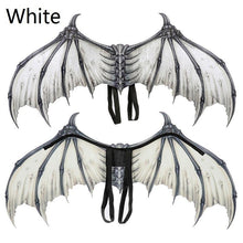 Load image into Gallery viewer, The Dead Theme Party Printed Felt Cosplay Skull Large Wings Halloween Costume Accessories for Adults
