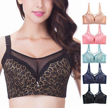 Load image into Gallery viewer, Full Cup Lace Bras for Women with Mesh Push Up Sexy Bra Sexy Underwear Female Every Wear
