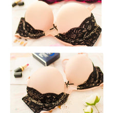 Load image into Gallery viewer, Lace Bra Sexy Push Up Bras For Women Fashion Female Underwire Floral Bralette Gather Brassiere
