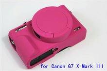 Load image into Gallery viewer, Camera bag for Canon G7X3 G7 X Mark III G7X2 G7 X Mark II vlog Camera case Protective silicone Soft cover Soft shell g7xm2 g7x2
