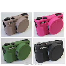 Load image into Gallery viewer, Camera bag for Canon G7X3 G7 X Mark III G7X2 G7 X Mark II vlog Camera case Protective silicone Soft cover Soft shell g7xm2 g7x2

