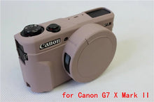 Load image into Gallery viewer, Camera bag for Canon G7X3 G7 X Mark III G7X2 G7 X Mark II vlog Camera case Protective silicone Soft cover Soft shell g7xm2 g7x2
