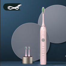 Load image into Gallery viewer, Electric Toothbrush With 3 Replacement Brushes IPX7 Waterproof Toothbrush
