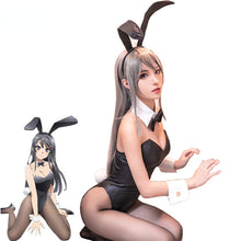 Load image into Gallery viewer, Sakurajima Mai Cosplay Costume Halloween Women Black Sexy Jumpsuit Rascal Does Not Dream of Bunny Girl Senpai Cos
