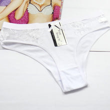 Load image into Gallery viewer, Panties for Women Cotton Sexy Lace Transparent Briefs Plus Size Underwear Intimate Lingerie 1 Piece
