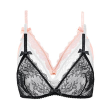 Load image into Gallery viewer, Varsbaby Sexy See-through Lace Bra
