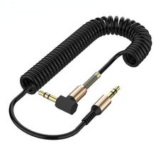 Load image into Gallery viewer, 3.5MM Jack AUX Audio Cable Male to Male For Phone Car Speaker MP4 Headphone 2m Gold Plated Jack 3.5 Spring Audio Cables
