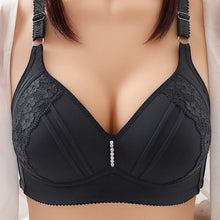 Load image into Gallery viewer, Plus Size Large Cup No Steel Rings Gather Thin Mould Cup Adjustable Lace Lingerie Bra
