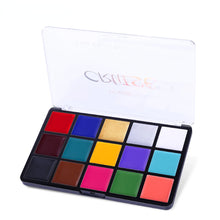 Load image into Gallery viewer, Halloween Makeup Oil Base Face Body Painting Safe Kids Tattoo Painting Art Fancy Dress Party Festival Cosmetics Palette
