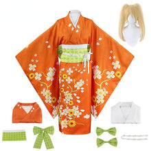 Load image into Gallery viewer, Danganronpa 2 Saionji Hiyoko Cosplay Costume Kimono Double Tail Wig Suit Super Danganronpa Halloween Costumes for Women
