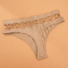 Load image into Gallery viewer, Hollow Out Fish Net Panties Sexy Thongs Seamless Mid Waist Knickers Women's Underwear
