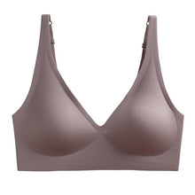 Load image into Gallery viewer, Japanese SUJI Invisible-button Black-technology Bra Non-trace Underwear Ladies No Steel Ring Small Chest Gathered Adjustment
