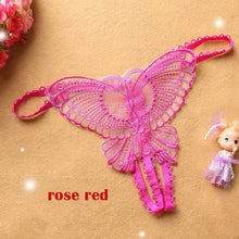 Load image into Gallery viewer, Women Fashion Sexy Lingerie Lace Butterfly Embroidery Underwear Panties Briefs Crotch Thongs
