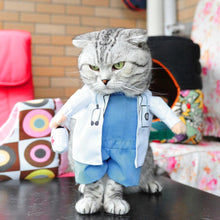 Load image into Gallery viewer, Pet Halloween Costume Dog Cat Doctor Clothing Funny Cosplay Outfit Uniform
