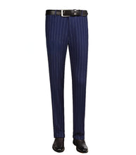 Load image into Gallery viewer, Tokyo Revengers Sanzu Haruchiyo Akashi Cosplay Costume Wig Earrings Blue Stripes Vest Pants Shirt Pink Tie Tenjiku Uniform
