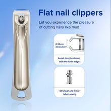 Load image into Gallery viewer, LLANO Nail Clippers Stainless Steel Clipper Fingernail Cutter Manicure Tools Trimmer
