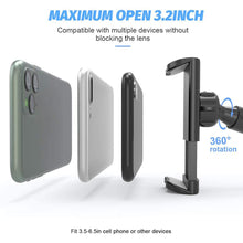 Load image into Gallery viewer, Camera Gooseneck Mount Portable Adjustable Phone Clamp Bracket Monopod
