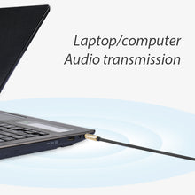 Load image into Gallery viewer, Car AUX 3.5mm Audio Cable Male to Male Microphone Audio Cable for Laptop Computer Phone Speaker Audio Power Amplifier
