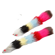 Load image into Gallery viewer, Funny Cat Supplies with Bell Cat Toy 30cm Colorful Plush Lengthened Simulation Mouse Pet Toys

