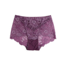 Load image into Gallery viewer, 10 Color Women Sexy Lace Panties Flowers Embroidery Underwear  Mid Waist Butt Lift Seamless Briefs Plus Size Elasticity Panty
