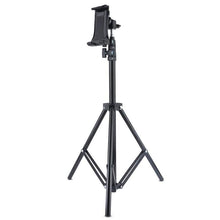Load image into Gallery viewer, Tripod Floor Stand Adjustable Tablet Mount for iPhone Mini Pro Max Mobile Phone
