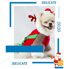 Load image into Gallery viewer, Warm Pet Puppy Clothes Christmas Halloween Cosplay Funny Dog Party Costume Cute Antlers Hoodies
