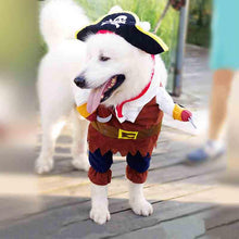 Load image into Gallery viewer, Pet Cat Costumes Pirate Skull Pattern Halloween Party Costume Clothes Accessories
