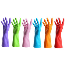 Load image into Gallery viewer, Plastic Thin Gloves Kitchen Household Laundry Comfortable and Non-Slip Plastic Gloves
