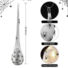 Load image into Gallery viewer, 3PSC Halloween Decoration Hanging Light Up Spider Egg Sacs Outdoor Decoration Glowing Spider Web Egg Indoor Lighted Gift for Party
