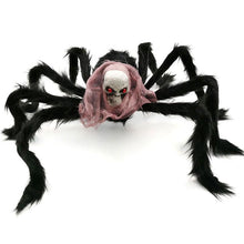 Load image into Gallery viewer, Black Spider Halloween Decoration Haunted House Prop Indoor Outdoor Decoration
