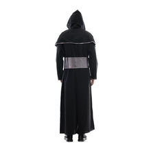 Load image into Gallery viewer, Men Plague Doctor Robe Costume Halloween Party Warlock Coat Steampunk Medieval Suits with Hat Mask
