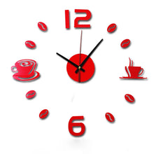 Load image into Gallery viewer, Living room new acrylic quartz watch   clocks reloj de pared home decoration hot Metal wall Sticker  home decora
