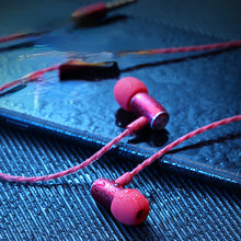 Load image into Gallery viewer, Metal in-Ear Headphones Extra Bass Cellphone Computer Mini Headphones
