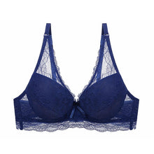 Load image into Gallery viewer, Floral Lace Cover Cotton Lined Bra Sexy Bh Push Up Underwear Women Sheer Bras Female Brassiere
