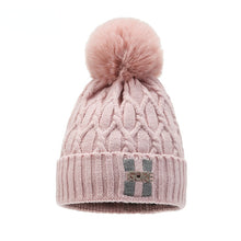 Load image into Gallery viewer, Face-Looking Primary School Student Hat Female 2023 Winter New Korean Fashion Knitted Hat Cycling Sleeve Cap Wool Hat
