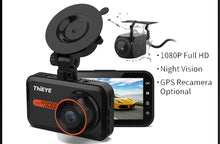 Load image into Gallery viewer, 1080P Dash Cam HD Car Video Recorder 3.0 Inch Support Rear Cam GPS Car Camera Car DVR  24H Parking Auto Recorder
