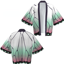 Load image into Gallery viewer, Anime Demon Slayer Kimetsu No Yaiba Tanjiro Kamado Cosplay Cape Costume Men Kimono Plus Size Jackets Halloween Party
