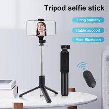 Load image into Gallery viewer, 3 In 1 101cm Bluetooth Selfie Stick Folding Tripod Monopod with Wireless Remote Shutter For Phone
