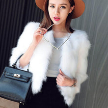 Load image into Gallery viewer, Women Faux Fur Soft Fur Coat Jacket Fluffy Winter Waistcoat Outerwear
