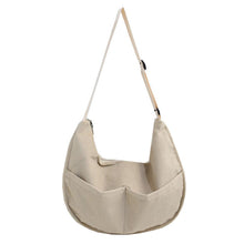 Load image into Gallery viewer, Fashion Women Corduroy Roomy Bag Retro Oversized Shoulder Crossbody Bag for Girls
