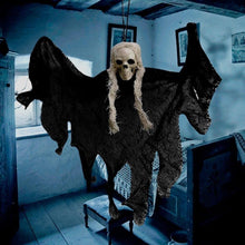 Load image into Gallery viewer, Halloween Decoration Scary Creepy Hanging Skull Skeleton Ghost for Bar Garden Yard Decor Haunted House Props Party Supplies
