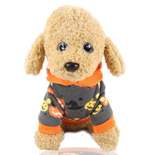 Load image into Gallery viewer, Pet Dog Clothes Halloween Dog Costumes Pumpkin Pattern Dogs Hoodies Puppy Coat Winter Warm Pet Clothing For Dogs Cats Coat Jacket
