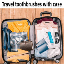 Load image into Gallery viewer, Travel Toothbrush Compact Folding Hygienic Pocket Holiday Camping Toothpaste
